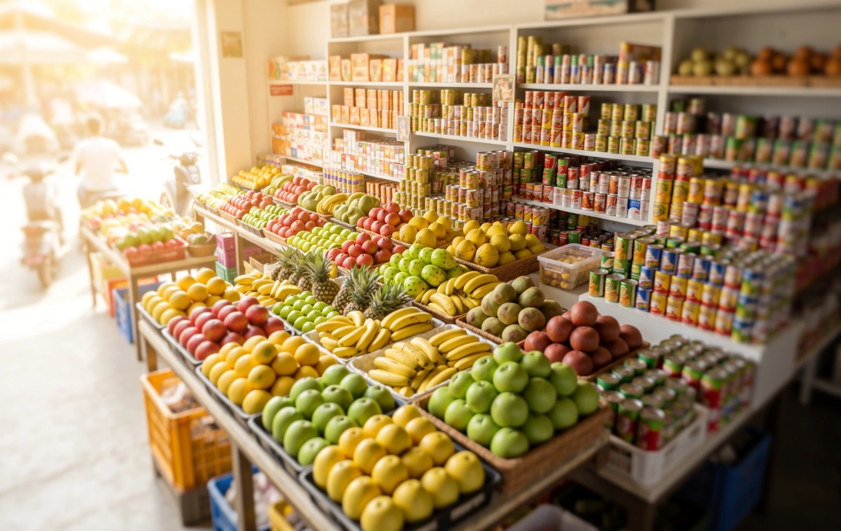 Malaysian neighborhood retail environment
